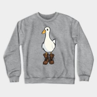 Goose in Boots Crewneck Sweatshirt